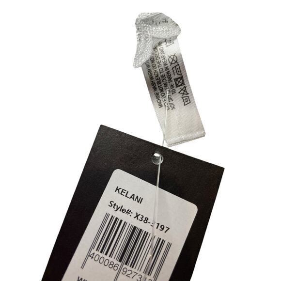 NWT Fredrick's of Hollywood Women Small Bridal Lace Underwear Thong White Silver - Picture 4 of 9